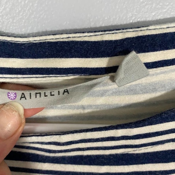 Athleta Blue and White Striped Dress Size XXS - Picture 3 of 5